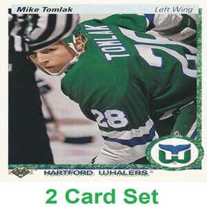 Mike Tomlak Hockey Card Collection